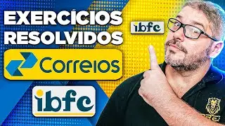 Concurso Correios: Resolução Exercícios de Matemática da Banca IBFC