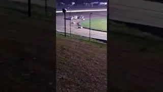 You know what they say rubbings racing!😋 #dirttrackracing #stockcar #sprintcar #kylelarson #crash