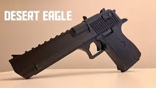 Desert Eagle | 3D Printed Rubber Band Gun