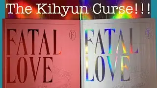Monsta X FATAL LOVE Unboxing - all versions