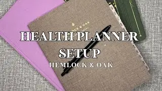 2026 Health Planner Setup | Hemlock and Oak