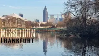 🇩🇪 MESSETURM Second tallest building in Germany/ Frankfurt Am Main Tour/ 4k Ultra HD  #travel