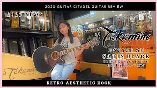2025 New Retro Aesthetic Takamine GN73CE SB Satin Black Electro Acoustic Guitar Review in Singapore