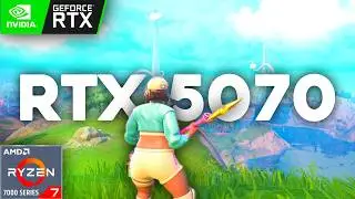 RTX 5070 | 7800X3D | Fortnite Сезон 4 Тест производительности