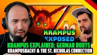 🇩🇪 Крампус объяснил: немецкие корни, Крампуснахт и связь со Святым Николаем | Реакция учителя Пауля