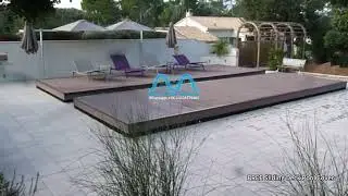 Bree Automatic Sliding Deck Pool Cover Moving Floor Swimming Pool Cover