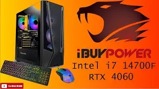 iBUYPOWER Trace Mesh Gaming Desktop | Intel Core i7-14700F | NVIDIA GeForce RTX 4060