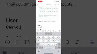 Obsidian AI Chat as Markdown plugin early demo on iPhone #ai #obsidian