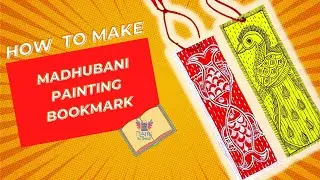 Madhubani Painting Bookmark | How To Make Bookmark | RANG BY SHRISTI |