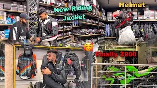 Finally New Riding Jacket le liya 🥰 | New Helamte 😍 | #ridingjackets #axorhelmets #dsg #rider