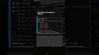 Fast Network Analysis in Python