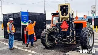 𝗛𝗘𝗔𝗩𝗬 𝗟𝗜𝗙𝗧: Machinery Moves Into Position for Pier Bridge Replacement
