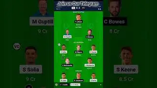 AA vs CTB Dream11 Super Smash T20 Team  #AAvsCTB #Dream11 #Shorts