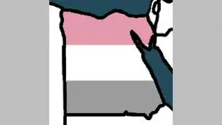 Drawing Egypt flag map