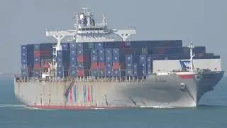 Container Ship《群春 WAN HAI 612》Crossing the  Ma Wan Channel in HK 20260108_C0018