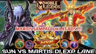 Sun Vs Martis In EXP Lane, Sun EXP Lane, Sun Build, Sun Emblem, How to Rotate Sun, MLBB
