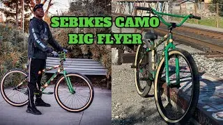 FIRST RIDE ON THE NEW 2022 ARMY CAMO SEBIKES BIG FLYER!