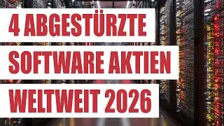 4 abgest&uuml;rzte Software Aktien weltweit 2026 | Tech Wachstumswerte