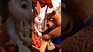 Mother Cat & Kitten Pick Strawberries to Earn Water Park Trip! | Cat Daily Life