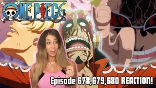 FIRE FIST SABO! GOD USOPP & DOFFY'S BIRDCAGE! One Piece Episode 678, 679, 680 REACTION!