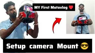 My first motovlog😎l Setup camera Mount ❤️l useful for your motovlag 🤔in our channel ❤️