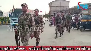 Major flag march carried out across Imphal East and West districts by combined security forces