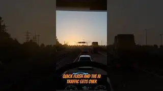Move over AI traffic. Quick flash - Euro Truck Simulator 2 #ets2