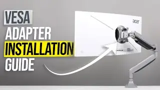 How to Install CREAT3D VESA Adapter on Acer Nitro XZ6, XZ306CX