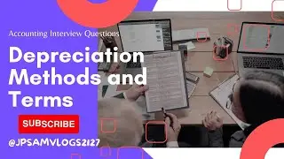 Depreciation Methods  & Terms #accounting #interviewquestions #jobs #terms #youtubevideos #tally