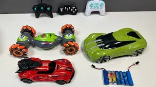 Remote Control Concept car vs RC Stunt Car vs RC Smoke Car Unboxing &Testing