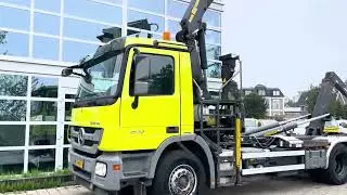 Mercedes-benz Actros 2532 LTNLA 6X2 Hooklift + Crane, Haak - Kraan BX-RD-07