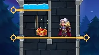 Hero Rescue - Pull The Pin Puzzle Gameplay (Hard Level)