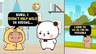 HEARTBREAKING 💔😨 Milo Wants to Go Far Away From Everything 💔😢| BUBU DUDU | PEACH GOMA | 3D ANIMATION