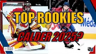 Top NHL Rookies of 2024-25: Who's Winning the Calder Trophy?
