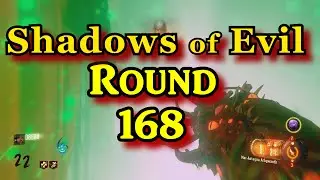 Shadows of Evil World Record Round 168 black ops 3 zombies PS4