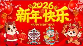 【新年老歌】Happy New Year 2026 🎆 100首传统新年歌曲 🧨🧨🧨Chinese New Year Songs 2026