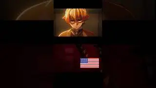 Which one sounds the BEST? Kaigaku english VA vs Japanese Va  #demonslayer #voice