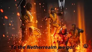 Mortal Kombat 1: A rematch against Hellfire Scorpion.