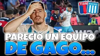 TIGRE vs RACING (3-1) ESPANTOSO, LAMENTABLE, CERO DE NUEVE.