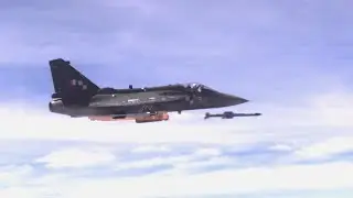 Pride of India Tejas aircraft missing aerial target successfully. Rafale hits the target.