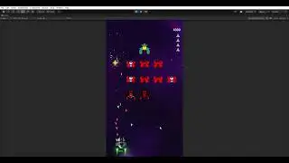 Galaga Shooter game prototype Unity