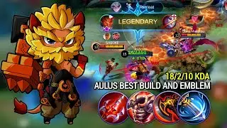 AULUS CORE TUTORIAL COMPLETE BUILD, GUIDE AND EMBLEM SET | AULUS BEST BUILD MLBB