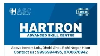 HASC/HARTRON Advanced SKILL Centre 🪄🖥️💾📚AI & Cyber Security Courses in Hisar |