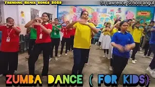 Zumba dance workout for beginners, zumba kids, zumba with Saroj,st Lawrence School angul 🔥