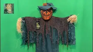 Sunstar 2020 5ft Hanging Talking Pumpkin Scarecrow