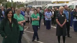 Coronavirus UK holds a minute&rsquo;s silence for key worker deaths