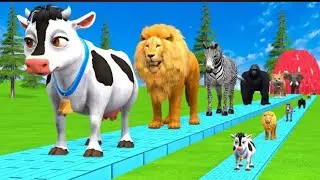 Paint Animals Duck,Tiger,Cow,Lion,Buffalo,Gorilla,Elephant,Dinosaurh