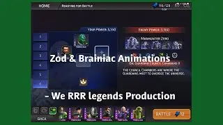General Zod & Brainiac Animations - DC Legends Mobile