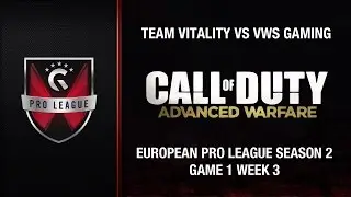 Team Vitality vs VWS Gaming - Call of Duty EU Pro League 2015 S2 (G1W3)