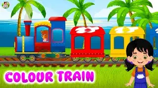 Colour with pre school Toy Train | Kids Learning Video | Nursery Rhymes |Kids Songs |Kids Rhymes